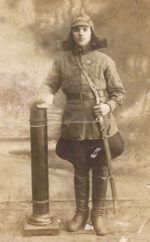 Winter peaked cap Bogatyrka M1919 (Богатырка (зимний шлем) обр. 1919 г. (кавалерия)) M3-010-G
