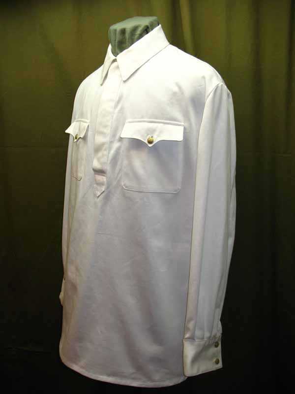 Производство и продажа Гимнастерка (рубаха) летняя белая для комначсостава обр. 1935 г. M3-028-U с доставкой по всему миру