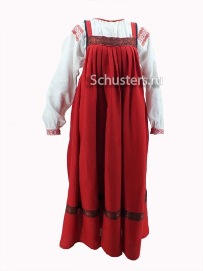 Manufacturing and selling People's dress (Народный сарафан) M1-095-U production with worldwide delivery
